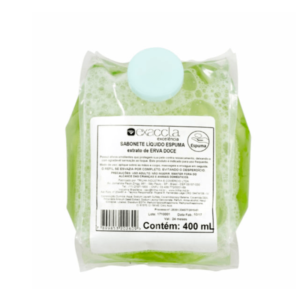 Sabonete Espuma Refil com 400ml - Caixa com 6 unidades